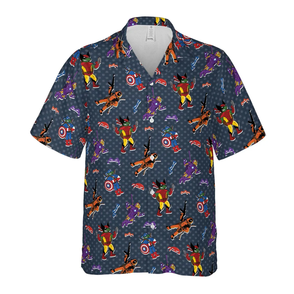 Super Turtles TMNTHawaiian Shirt - 2