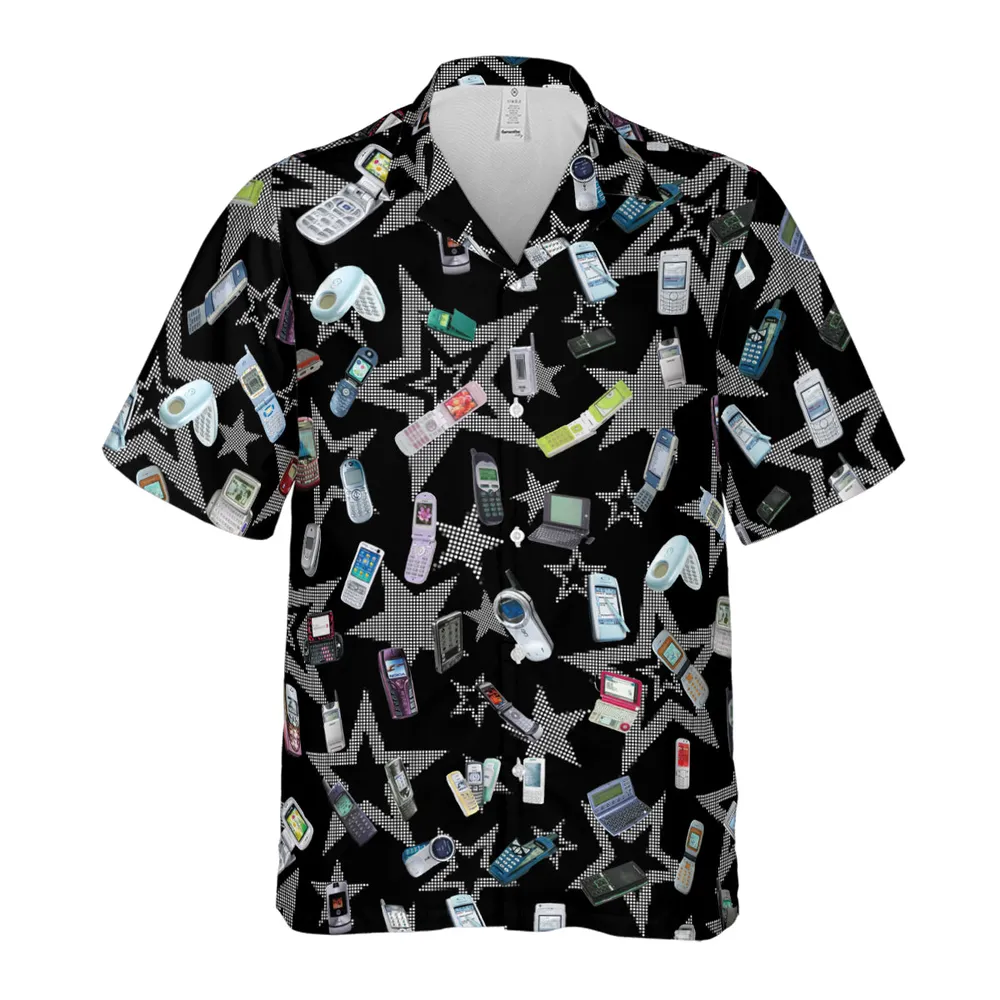 Retro Futurism Hawaiian Shirt - 2