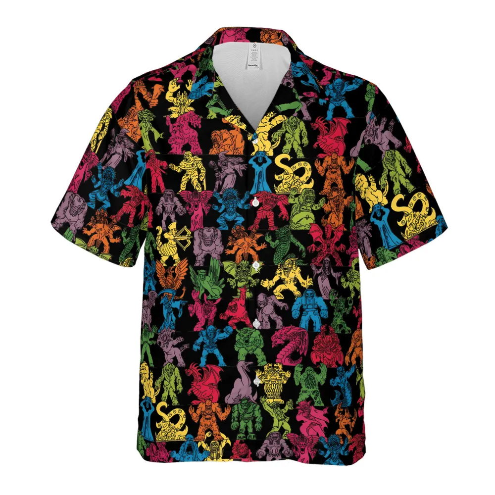Cool Collection Monter In My Pocket Haunted Hawaiian Shirt - 2