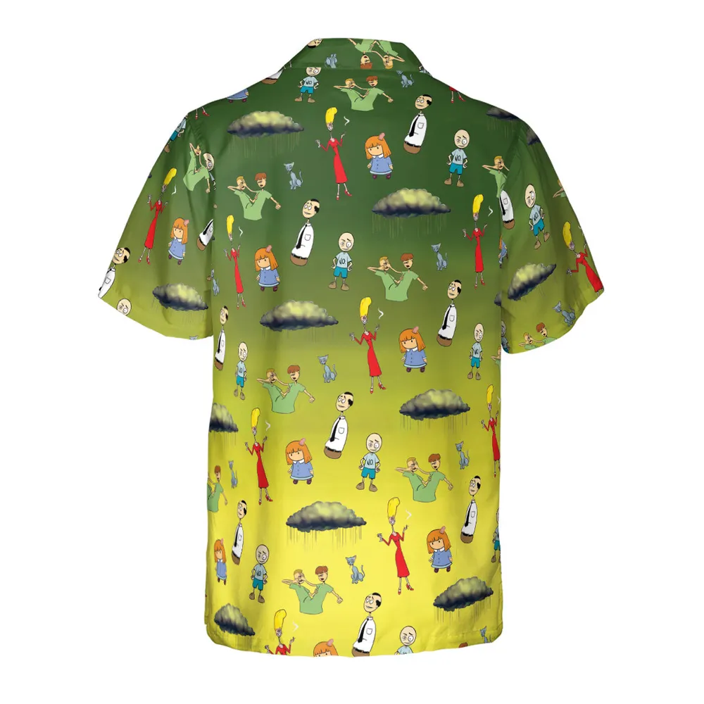 The Oblongs Retro TV Show Hawaiian Shirt - 3