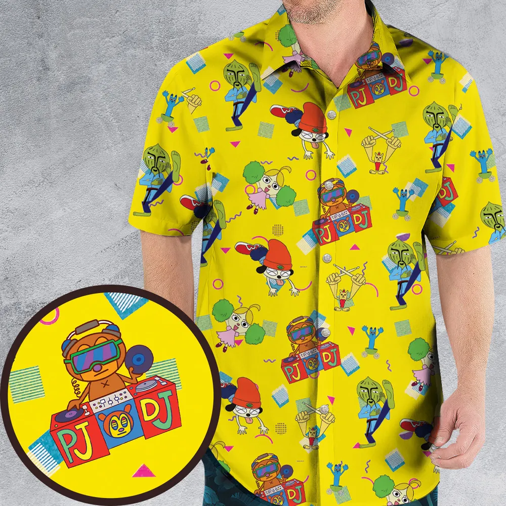 Parappa and Friends Hawaiian Shirt - 1