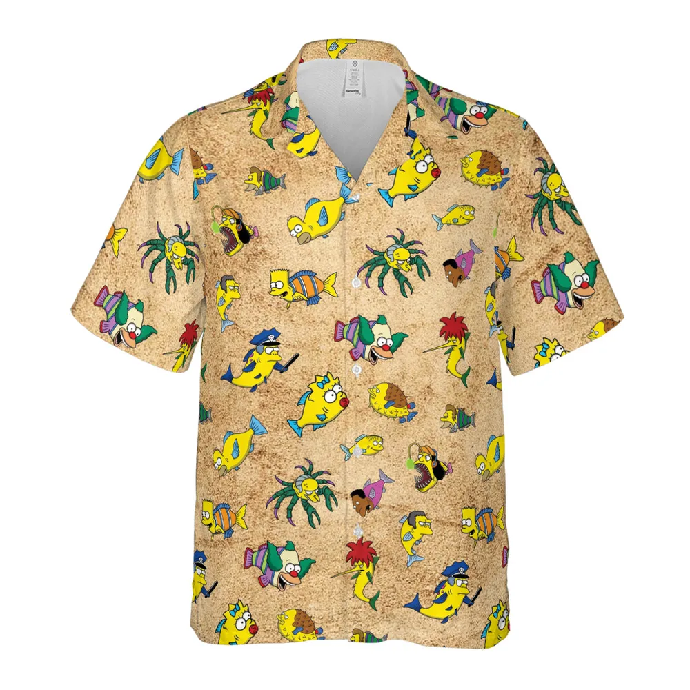 Shrimpsons The Simpsons Hawaiian Shirt - 2