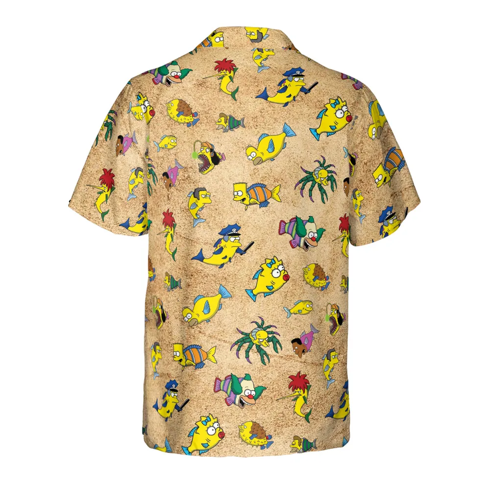 Shrimpsons The Simpsons Hawaiian Shirt - 3
