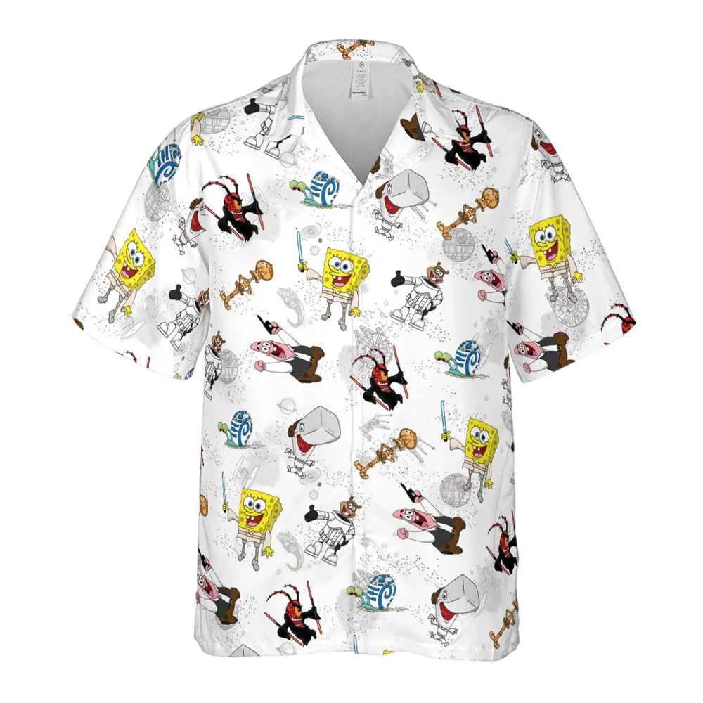 Sponge Jedi Hawaiian Shirt - 2