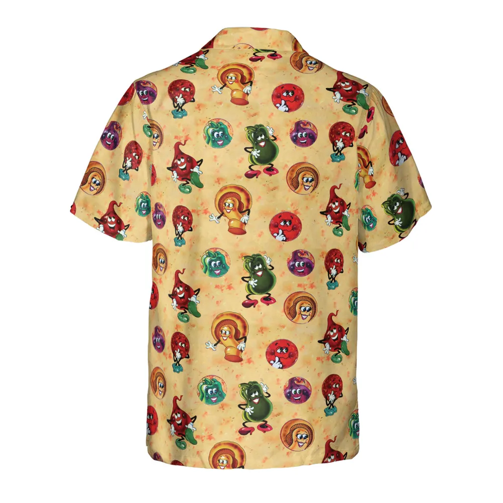 Old Board Game Pizza Party Hawaiian Shirt - 3