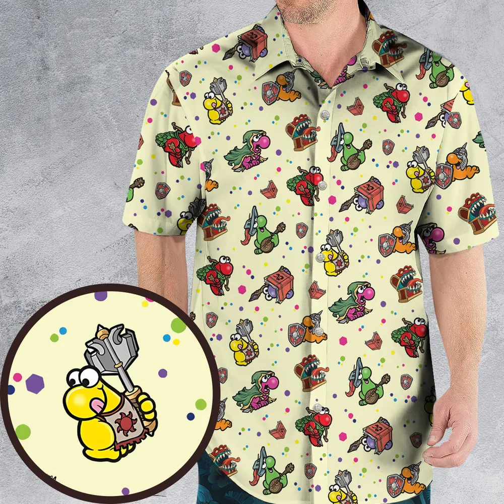 Nerd Candy DnD Hawaiian Shirt - 1
