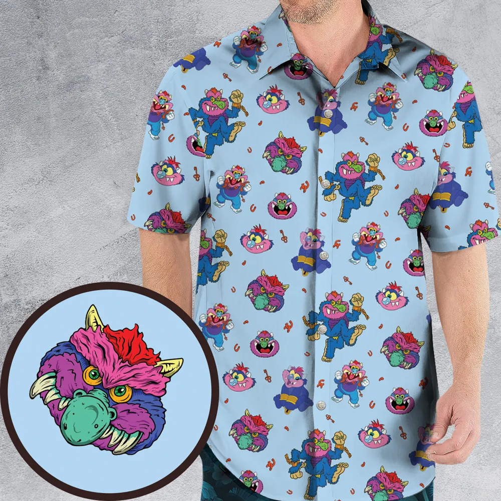 Blue Monster My Pet Monster Hawaiian Shirt - 1