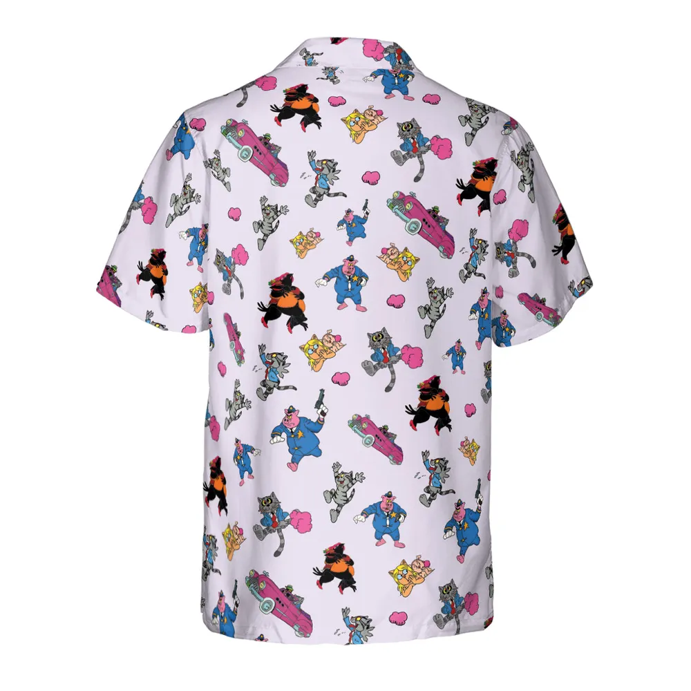Fritz The Cat Characters Hawaiian Shirt - 3