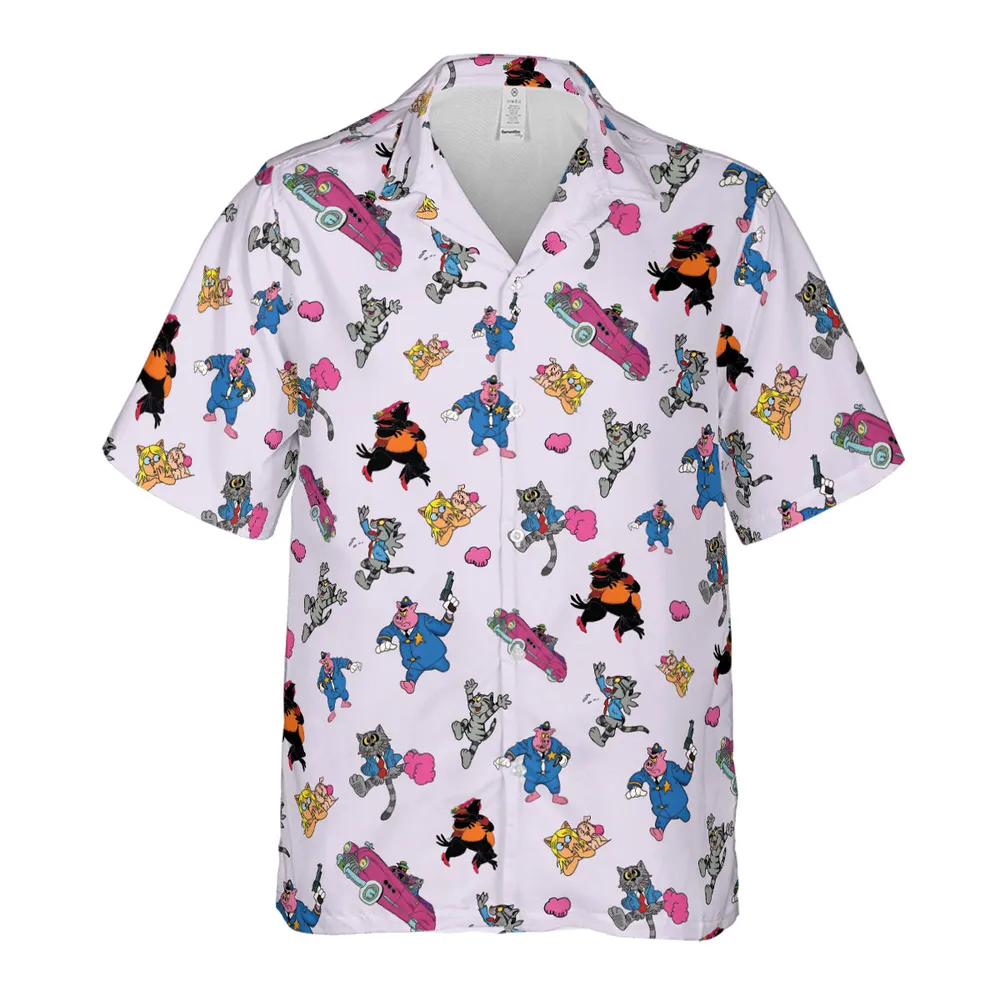 Fritz The Cat Characters Hawaiian Shirt - 2