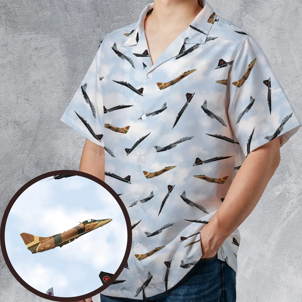 Top Gun Aircraft Hawaiian Shirt - 1