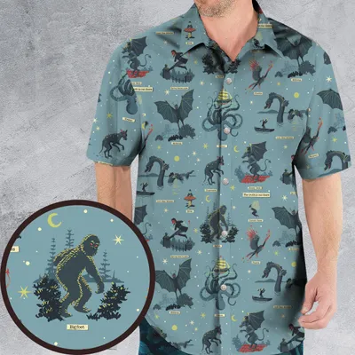 Paranormal Creatures Hawaiian Shirt