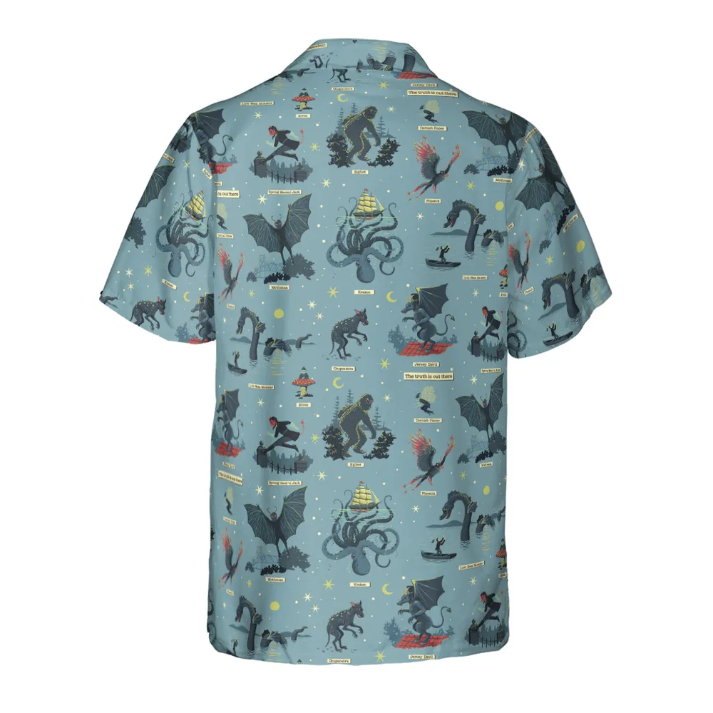 Paranormal Creatures Hawaiian Shirt - 2