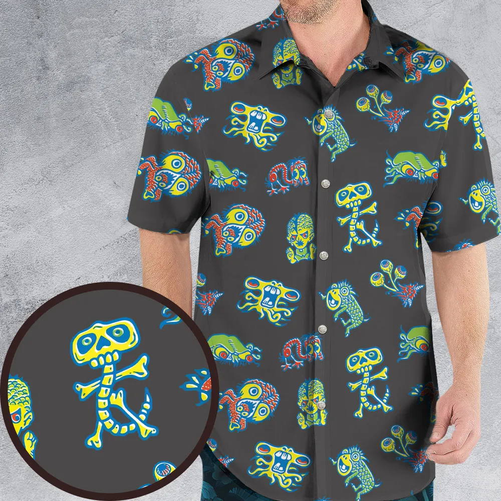 How To Use Monster Tatoos Hawaiian Shirt - 1