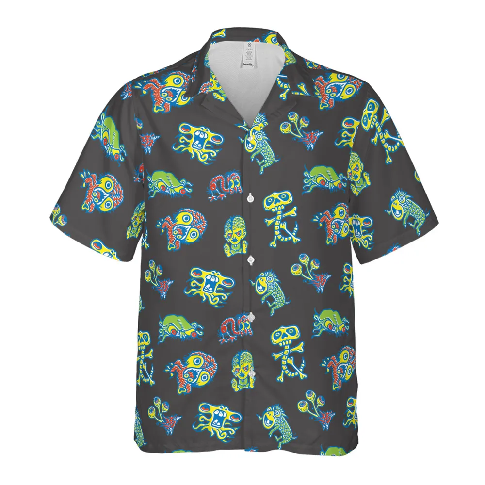 How To Use Monster Tatoos Hawaiian Shirt - 2