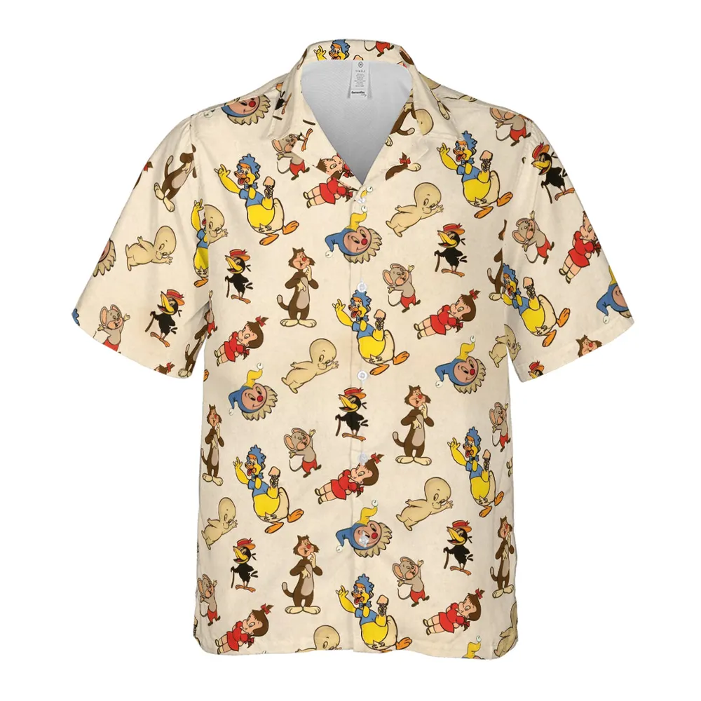 Harvey TV Stars Cartoon Characters Hawaiian Shirt - 2