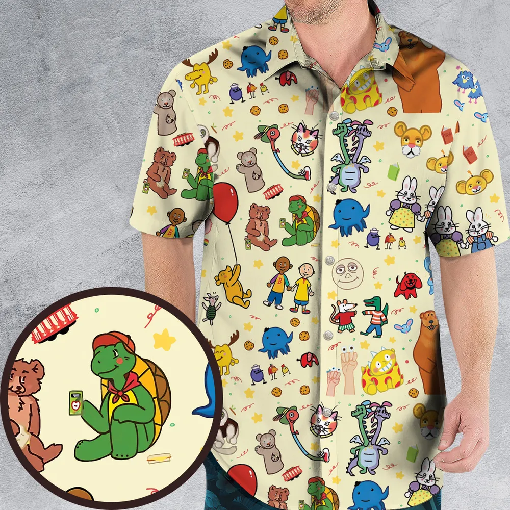 Nostalgia Train Hawaiian Shirt - 1