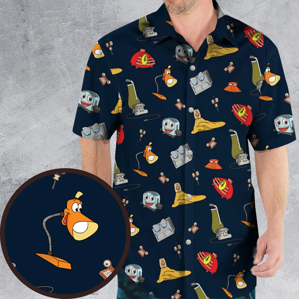 Brave Little Appliances The Brave Little Toaster Hawaiian Shirt - 1