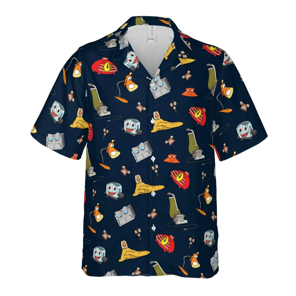 Brave Little Appliances The Brave Little Toaster Hawaiian Shirt - 2