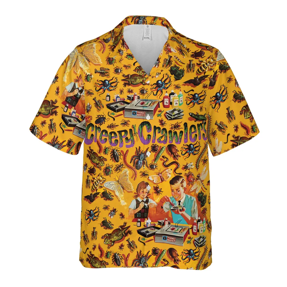1960s Creepy Crawlers Toy Hawaiian Shirt - 2