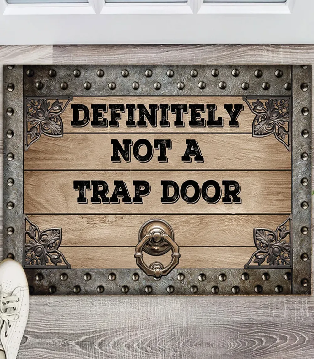 Definitely Not A Trap Door Doormat 2 - 1