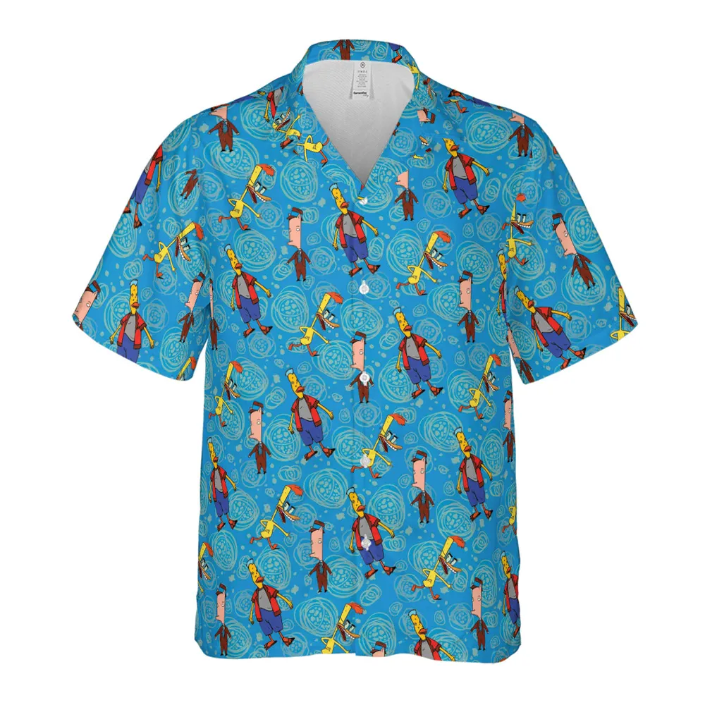 Animated Attitude Duckman Hawaiian Shirt - 2