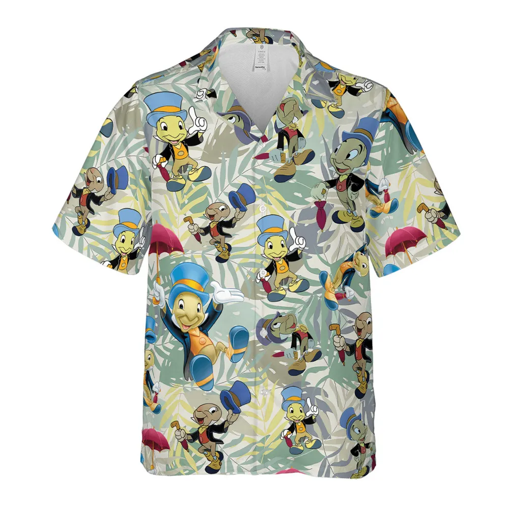 Jimmy Cricket Pinocchio Hawaiian Shirt - 2