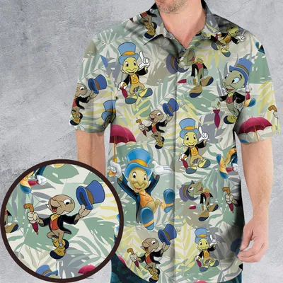 Jimmy Cricket Pinocchio Hawaiian Shirt