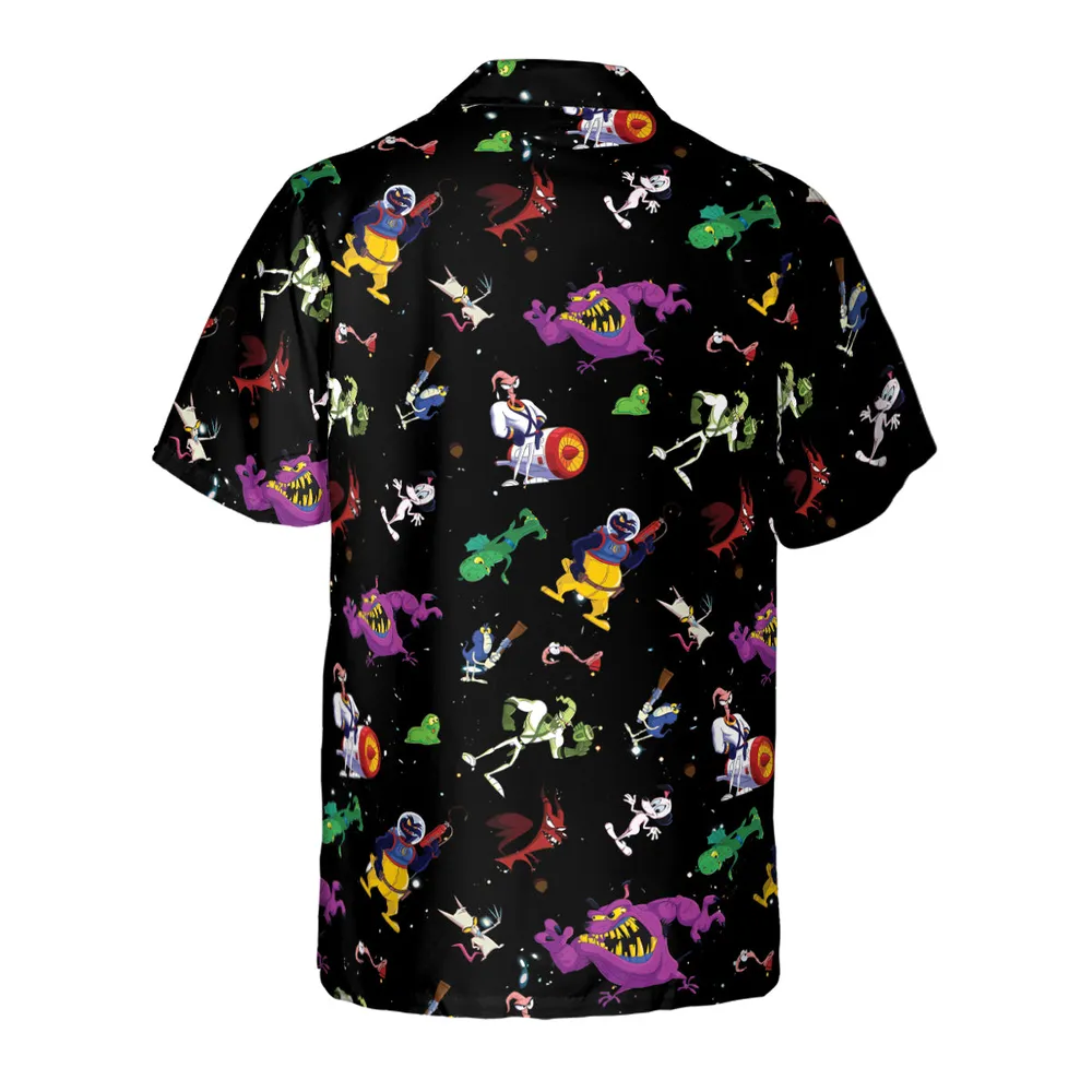 Earthworm Jim And Od Characters Hawaiian Shirt - 3
