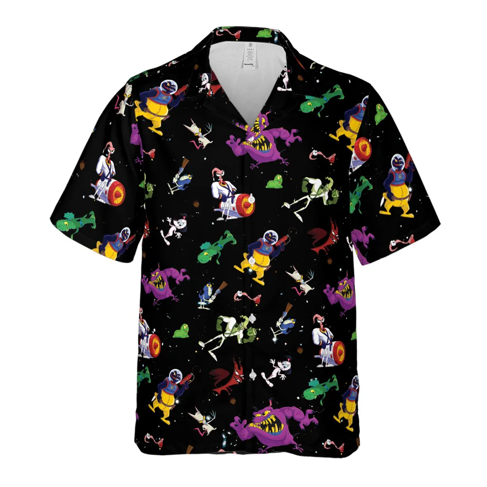 Earthworm Jim And Od Characters Hawaiian Shirt - 2