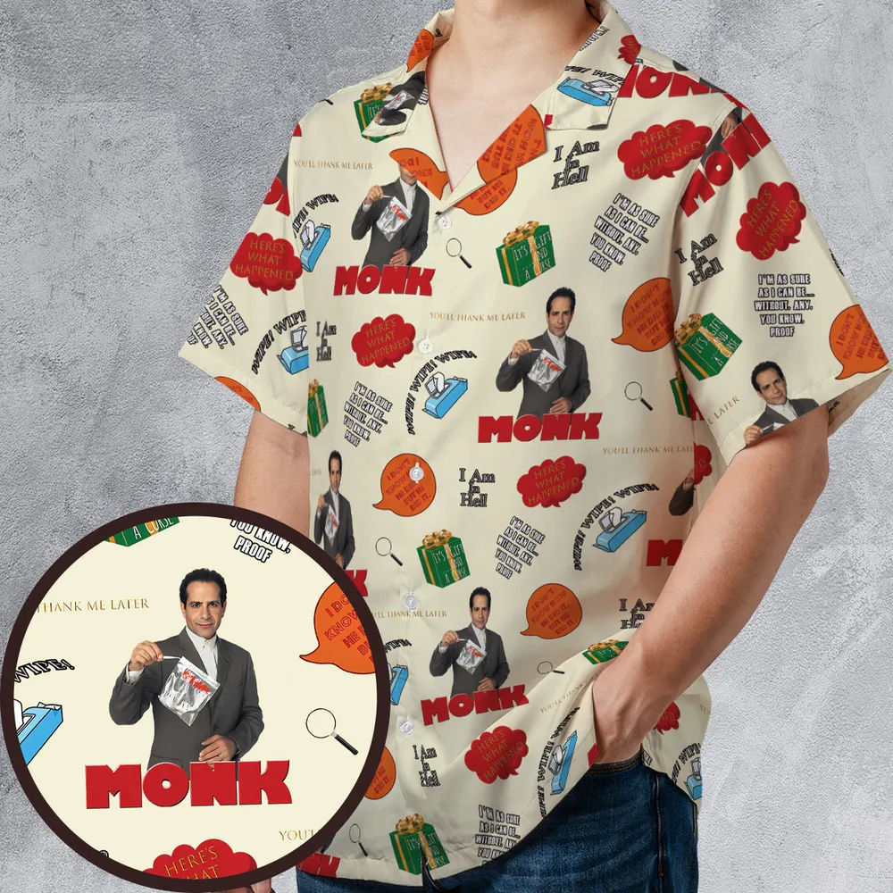 Here’s What Happened Monk Hawaiian Shirt - 1