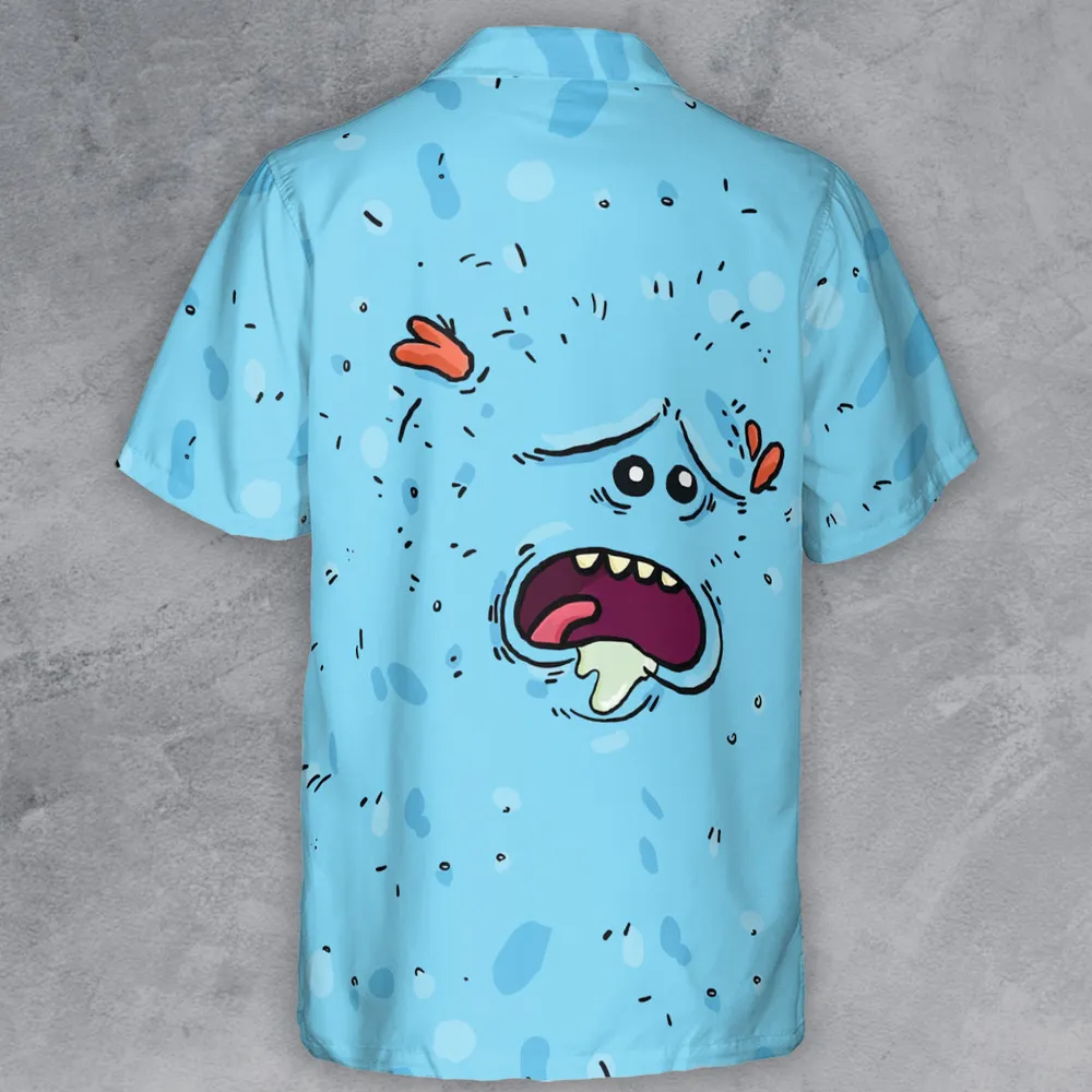 Mr Meeseeks Rick and Morty Button Down Shirt - 3