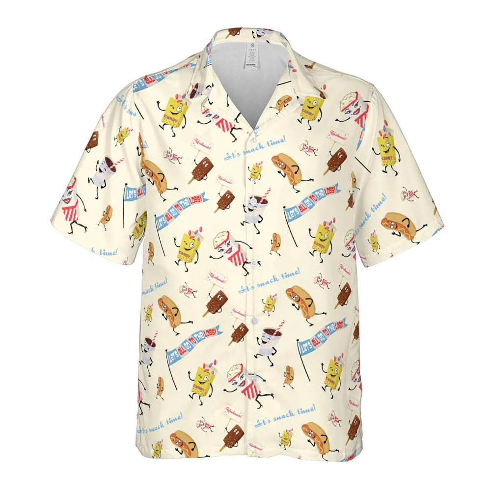 Let's All Go To The Lobby Retro Cartoon Hawaiian Shirt - 2