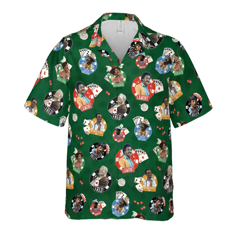 The Card Sharps Sanford and Son Hawaiian Shirt - 2