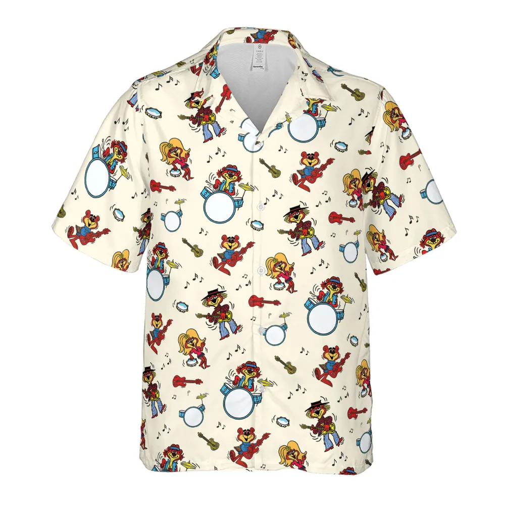 Cartoon band The Sugar Bears Hawaiian Shirt - 2