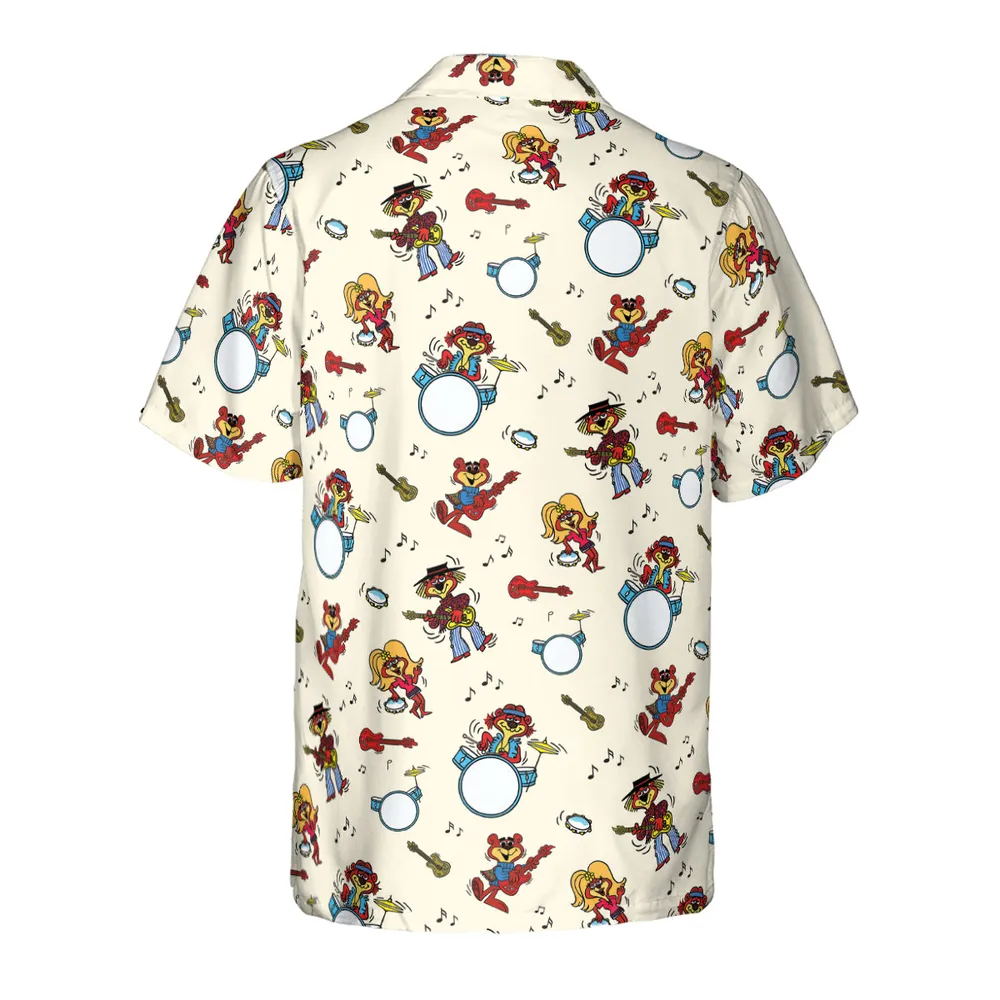 Cartoon band The Sugar Bears Hawaiian Shirt - 3