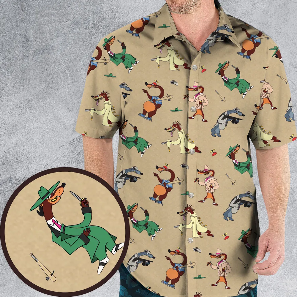 Toon Patrol Who Framed Roger Rabit Hawaiian Shirt - 1
