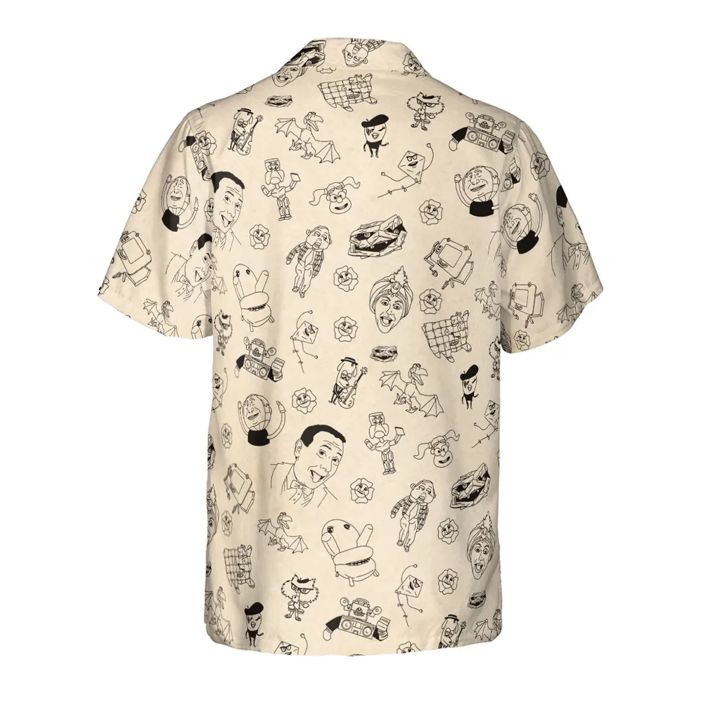 Pee-Wee's Playhouse Characters Hawaiian Shirt - 3