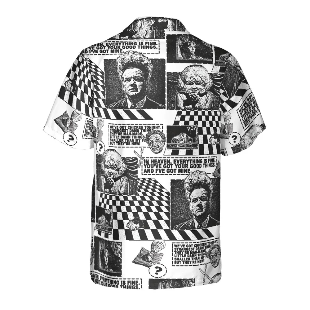 Surreal Disturbing Atmospheric A nightmare Eraserhead Hawaiian Shirt - 3