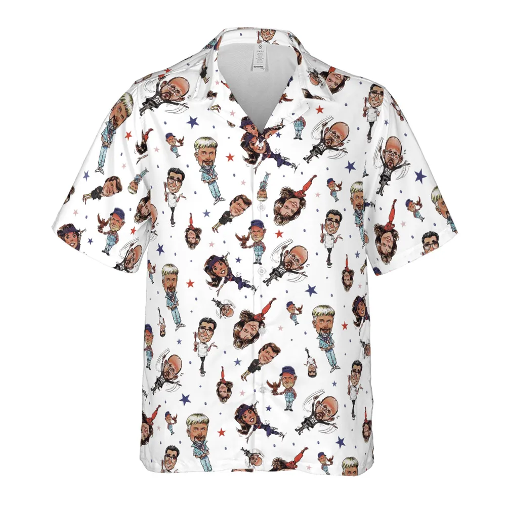 Red White Blaine Waiting For Guffman Hawaiian Shirt - 2