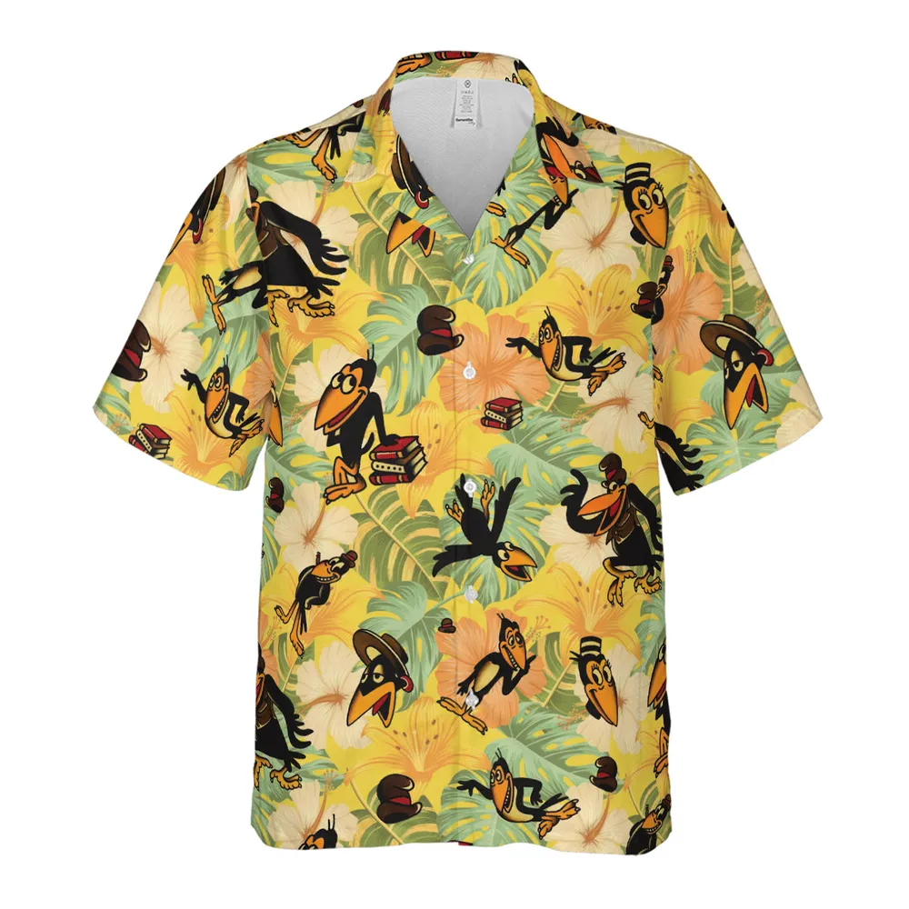 Bird Of A Feather Heckle And Jeckle Hawaiian Shirt - 2
