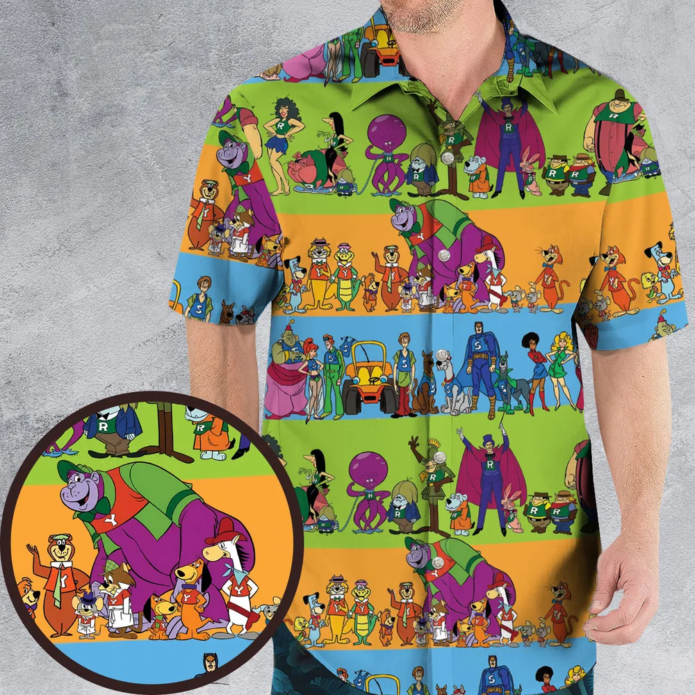 Yogi Yahooeys Scooby Doodies Really Rottens Laffalympics Hawaiian Shirt - 1