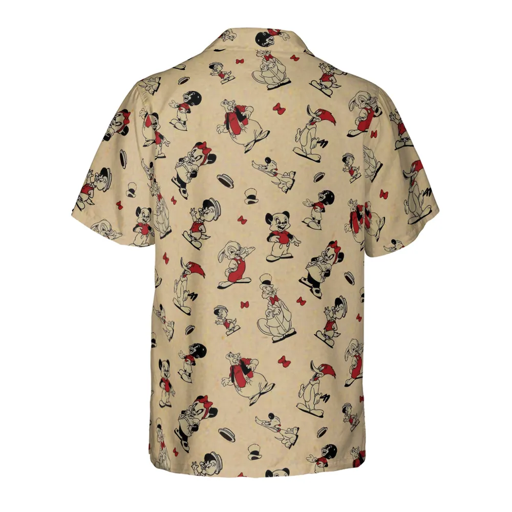 Walter Lantz's Famous Movie Characters Hawaiian Shirt - 3