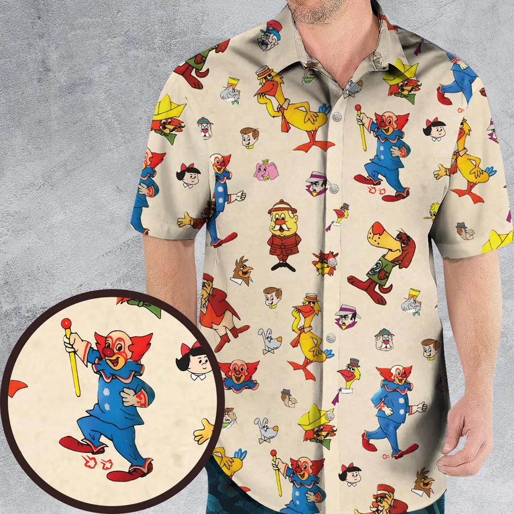 Bozo The Clown And Friends Hawaiian Shirt - 1