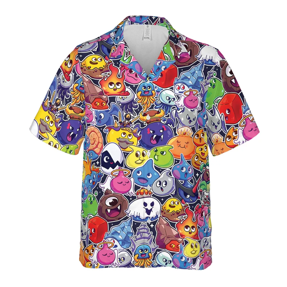 Slimes Dragon Quest Hawaiian Shirt - 2