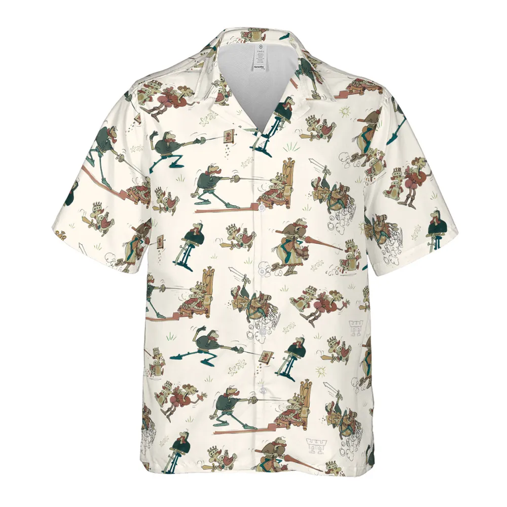 Cap'n Crunch And King Vitaman Character Hawaiian Shirt - 2