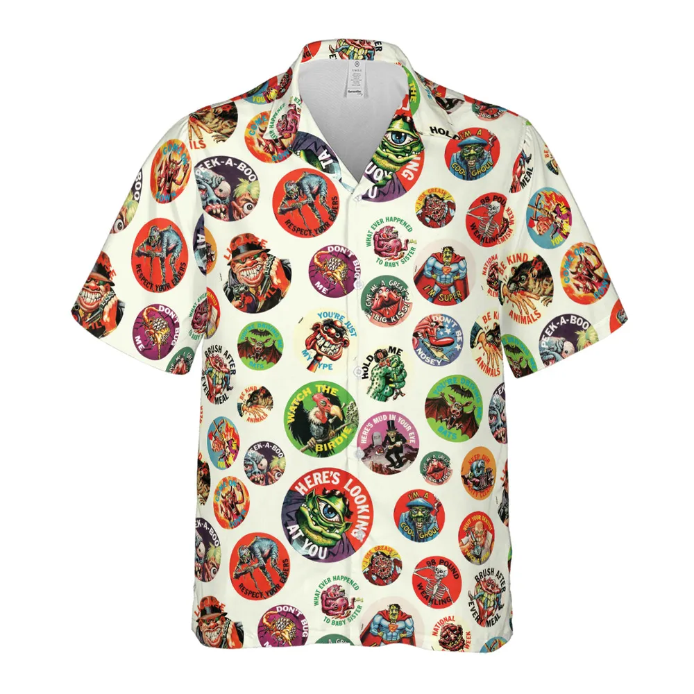 Nostalgic Memories Ugly Buttons Hawaiian Shirt - 2