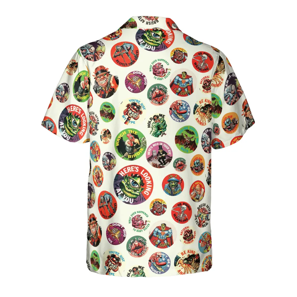 Nostalgic Memories Ugly Buttons Hawaiian Shirt - 3