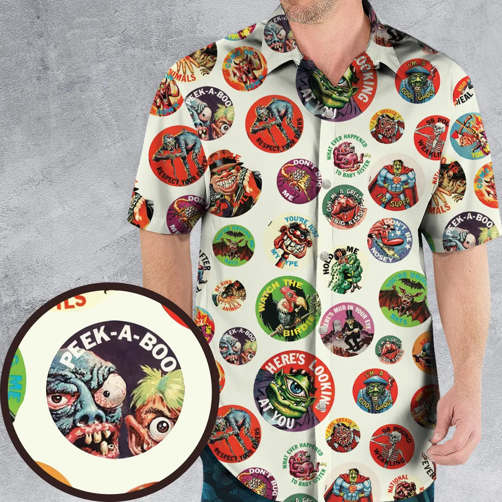 Nostalgic Memories Ugly Buttons Hawaiian Shirt - 1