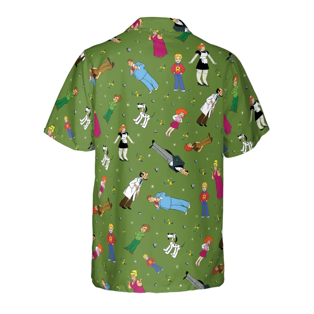Money Comes To Me Easily Richie Rich Hawaiian Shirt - 3