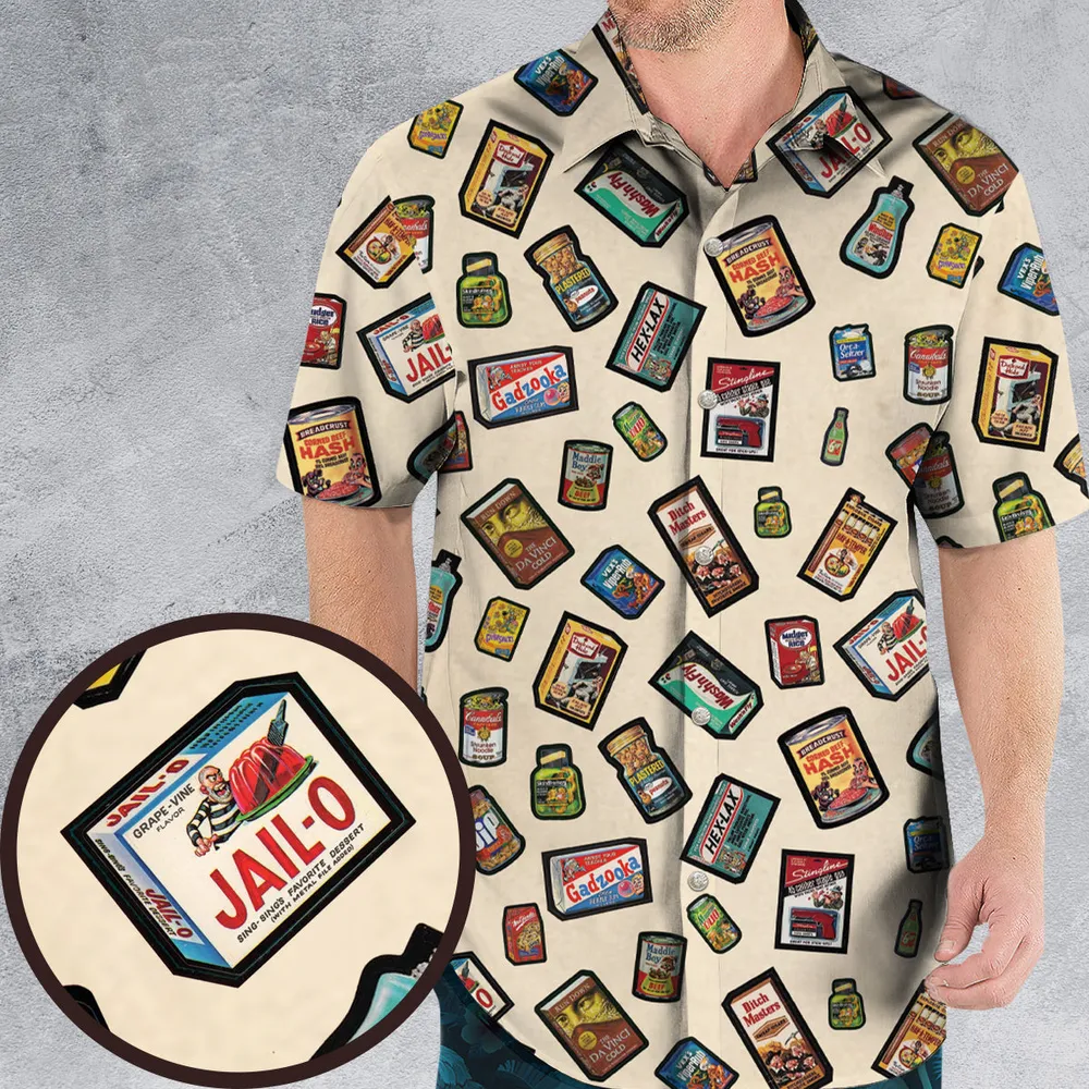 Wacky Packages Hawaiian Shirt - 1
